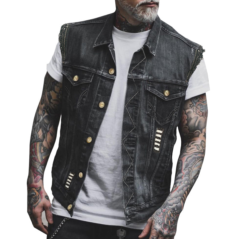 LIAM™ | Denim Gilet
