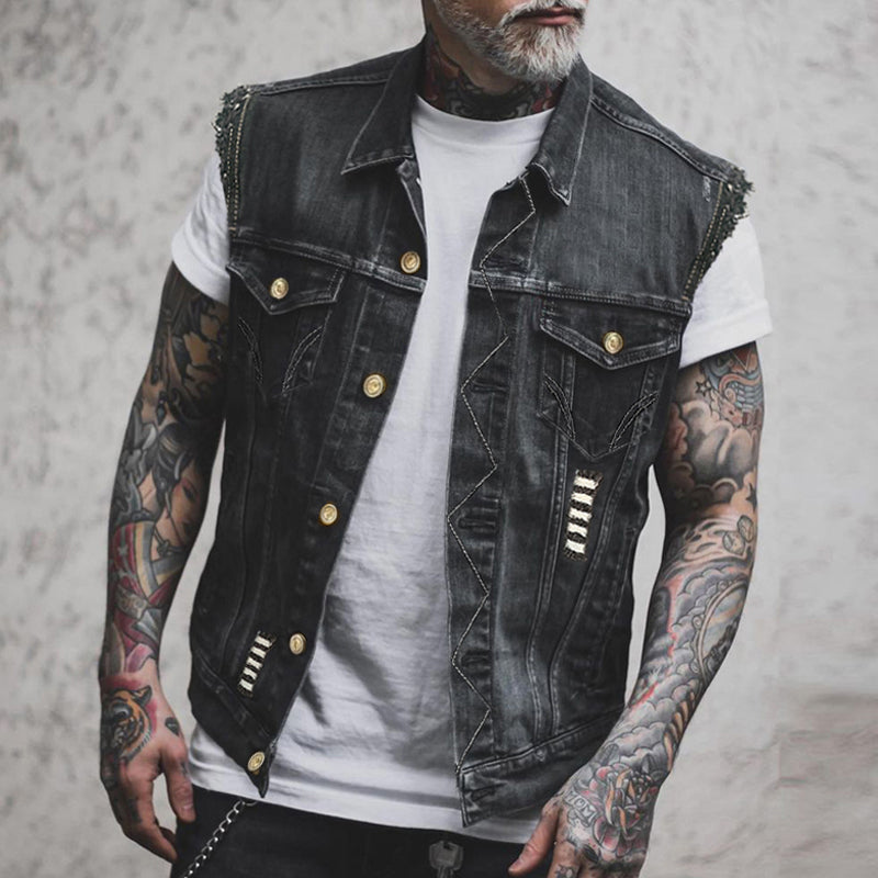 LIAM™ | Denim Gilet