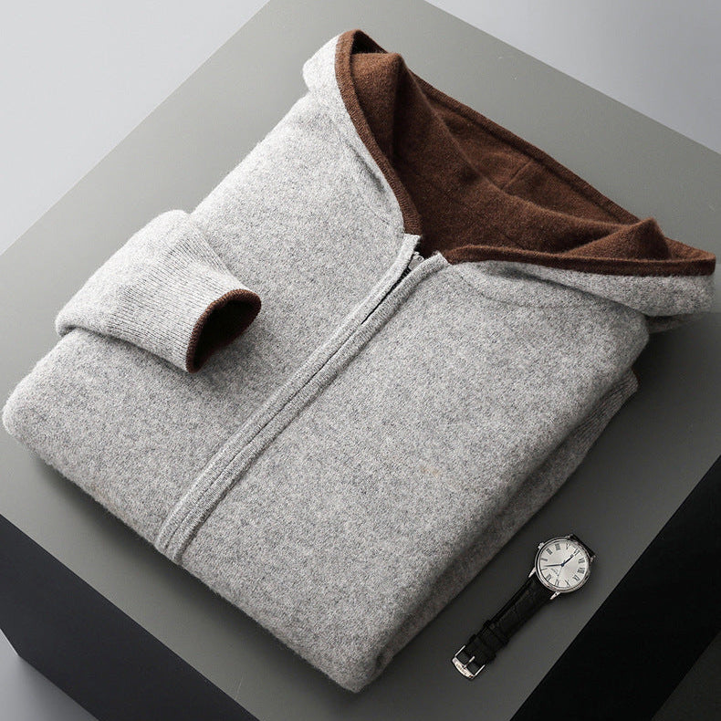 LIAM™ | Napoli Reversible Cashmere Hoodie