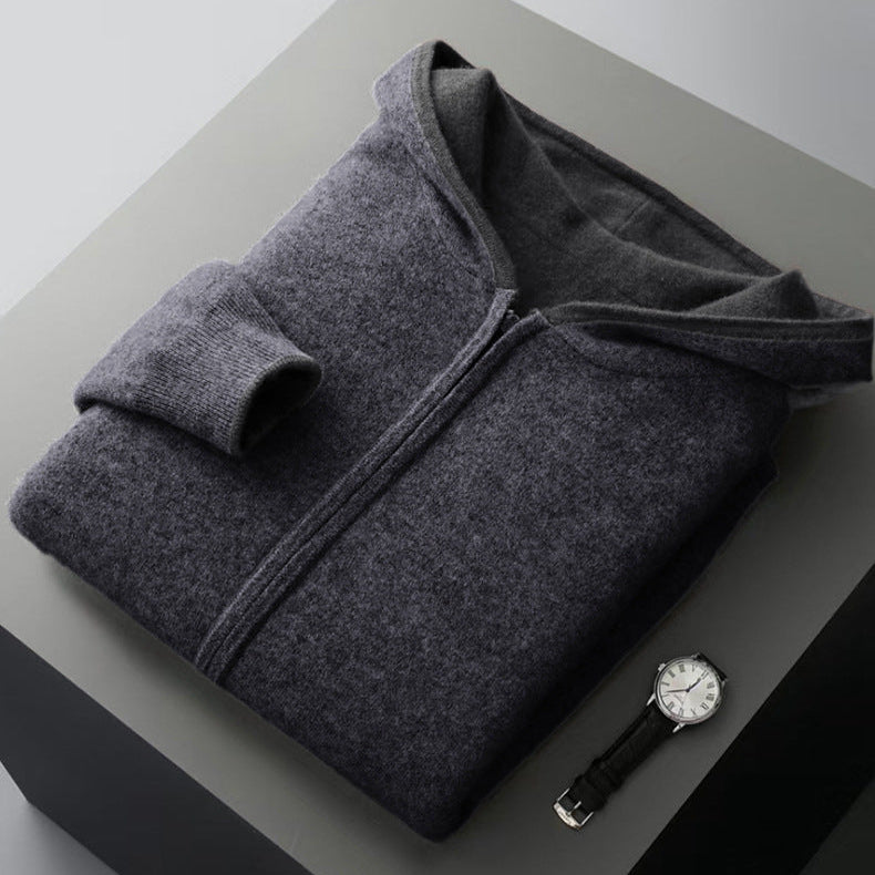 LIAM™ | Napoli Reversible Cashmere Hoodie