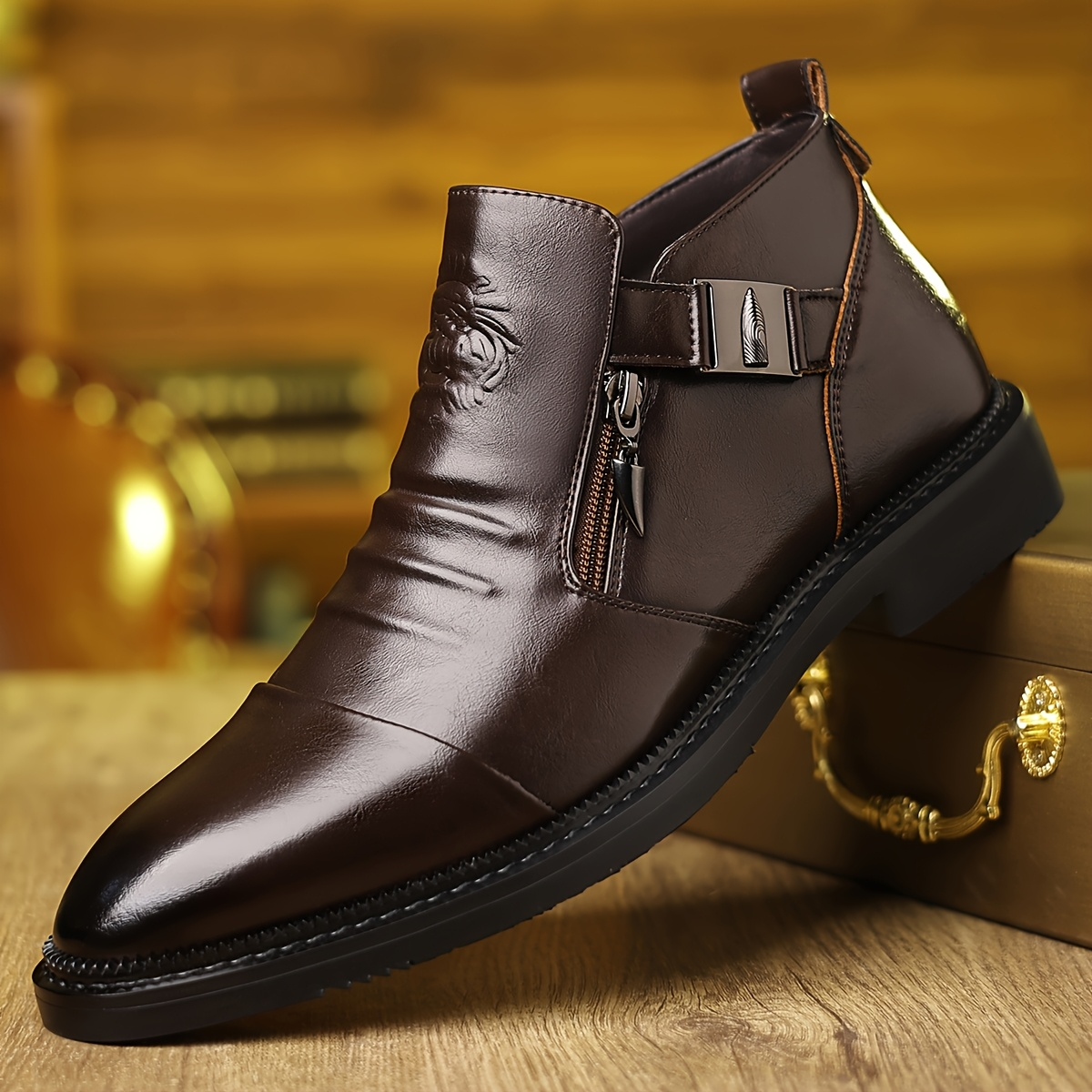 LIAM™ | Cristiano Leather Heritage Boots
