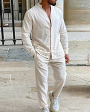 LIAM™ | Cotton-Linen Co-Ord