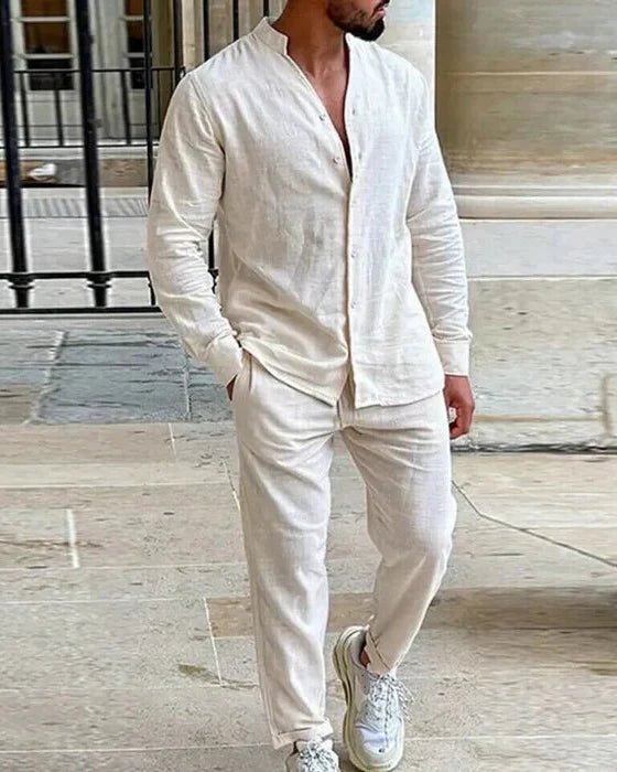 LIAM™ | Cotton-Linen Co-Ord