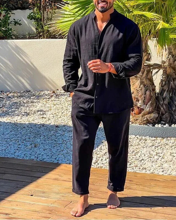 LIAM™ | Cotton-Linen Co-Ord