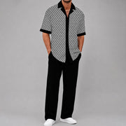 LIAM™ | Men's Geometric Two-Piece Set