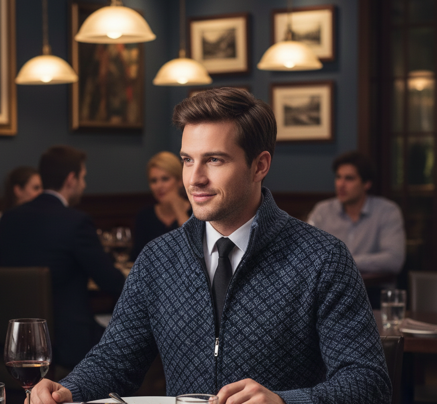 LIAM™ | ZIP-UP CARDIGAN FOR MEN