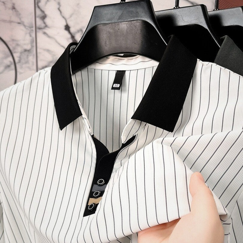 LIAM™ | REFINED STRIPED POLO
