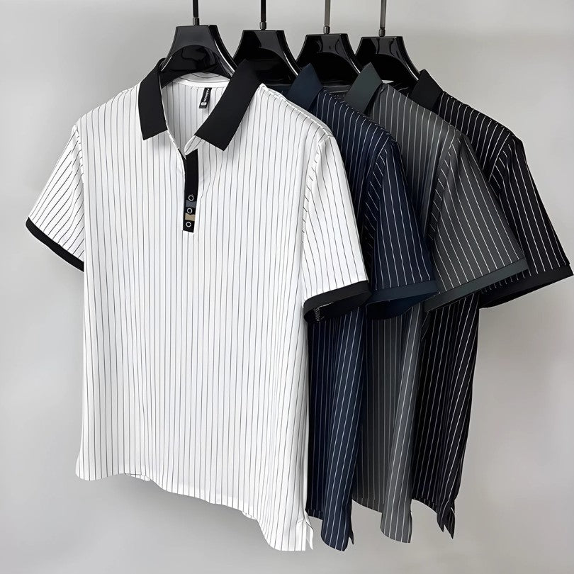 LIAM™ | REFINED STRIPED POLO