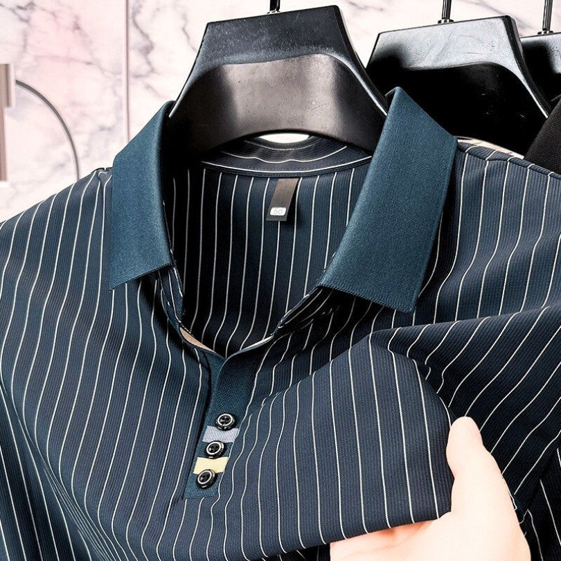 LIAM™ | REFINED STRIPED POLO