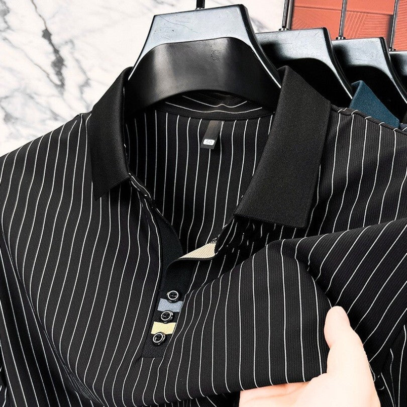 LIAM™ | REFINED STRIPED POLO