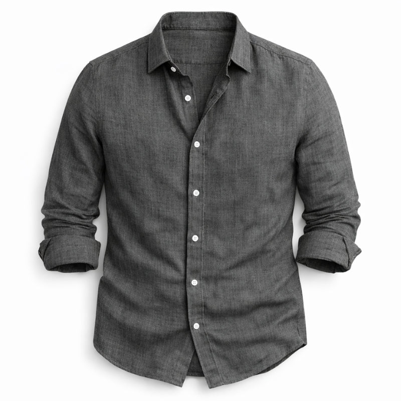 LIAM™ | Men's Cotton-Linen Longsleeve