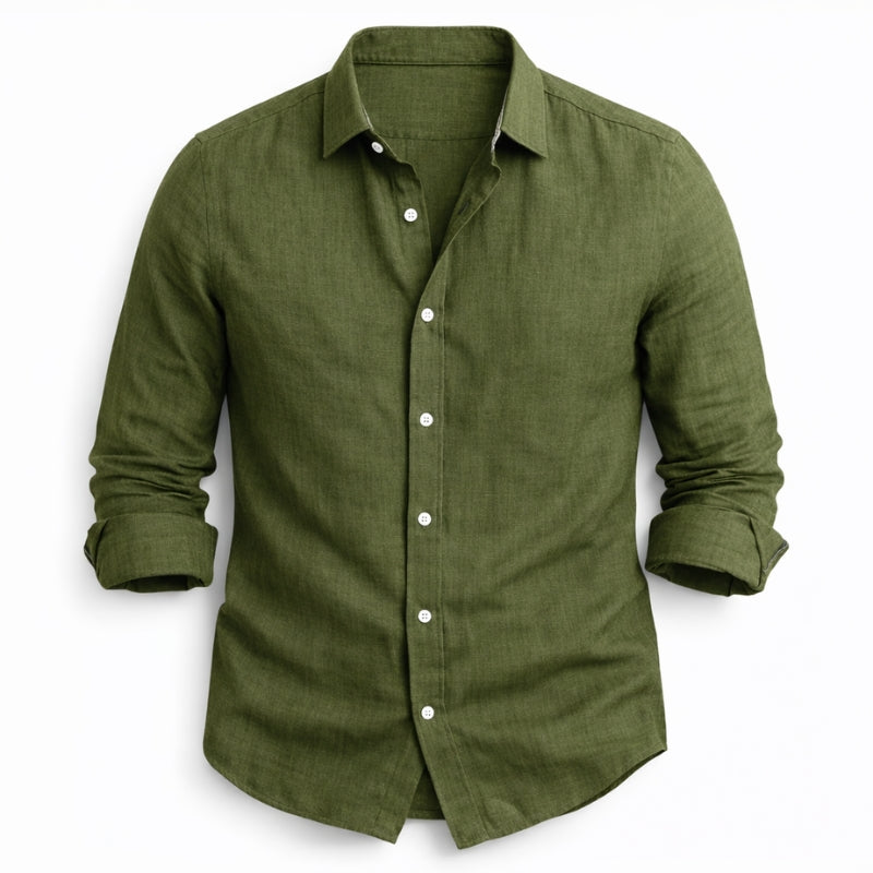 LIAM™ | Men's Cotton-Linen Longsleeve