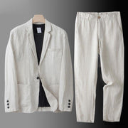 LIAM™ | Men's Linen-Cotton Suit