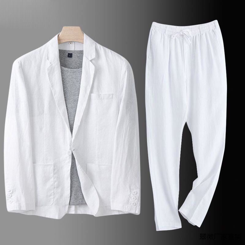 LIAM™ | Men's Linen-Cotton Suit