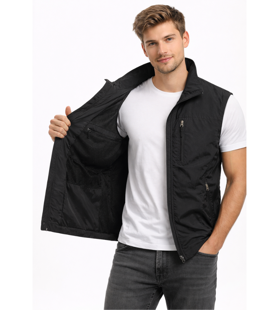 LIAM™ | Men's Nylon Zip Vest