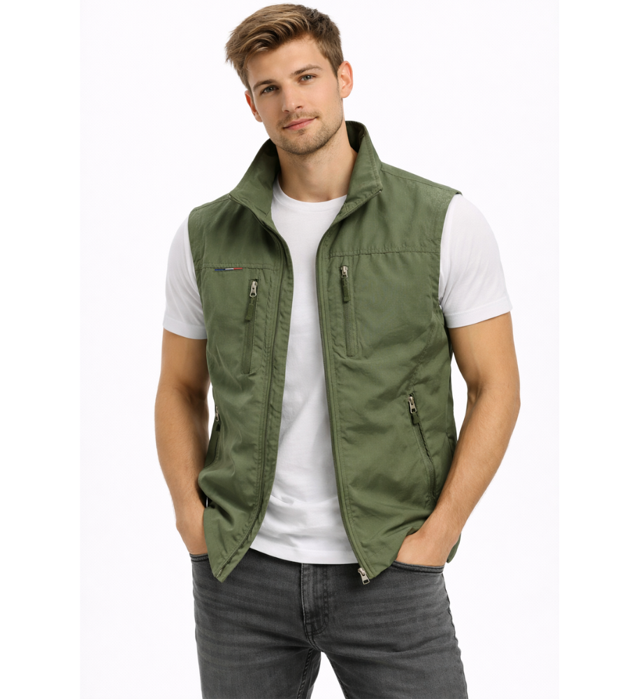 LIAM™ | Men's Nylon Zip Vest