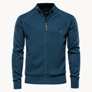 LIAM™ | Zip-Up Knit Jacket