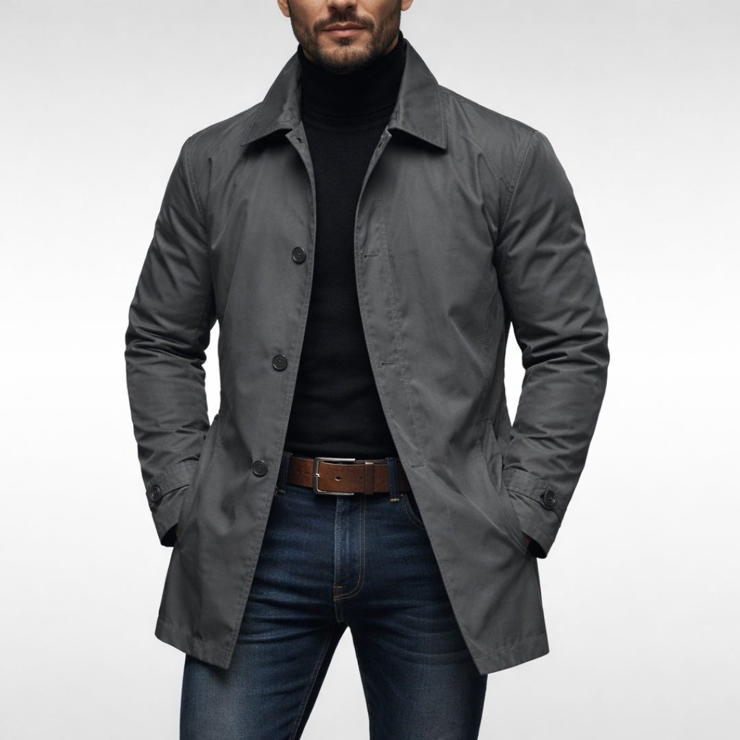LIAM™ | Men's Quilted Weather Coat