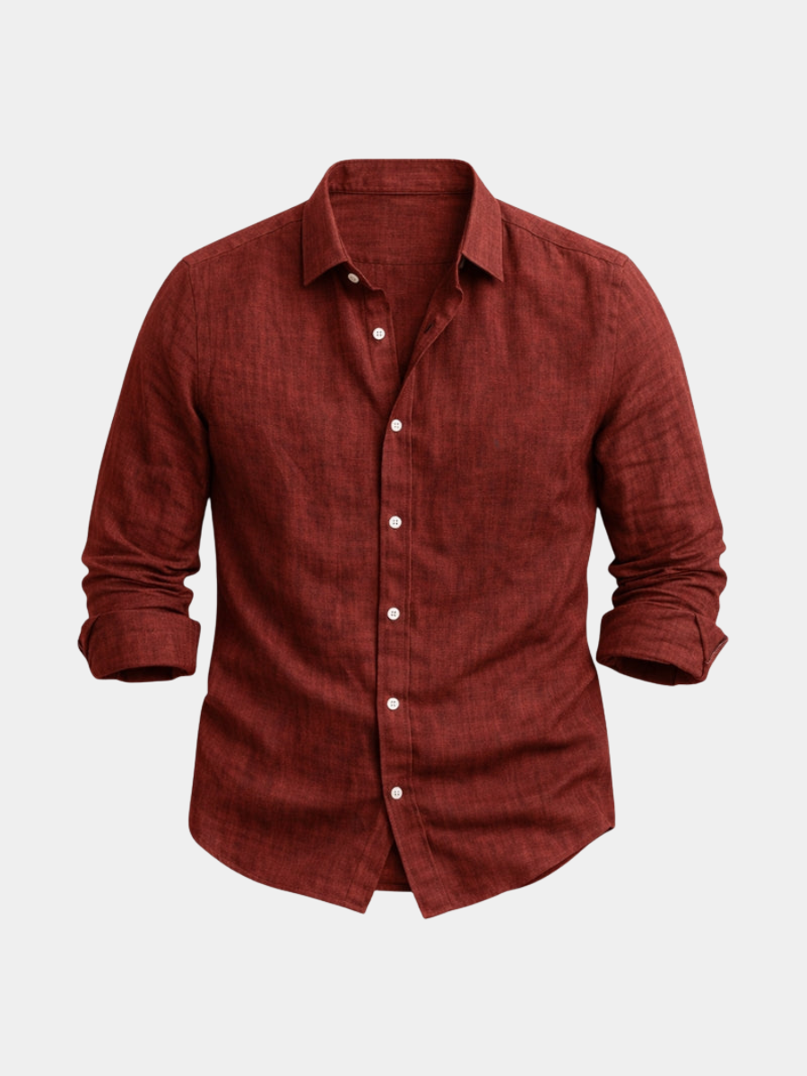 LIAM™ | Men's Cotton-Linen Longsleeve