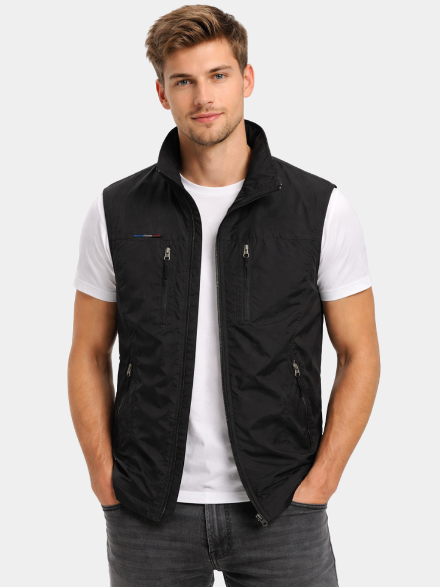LIAM™ | Men's Nylon Zip Vest