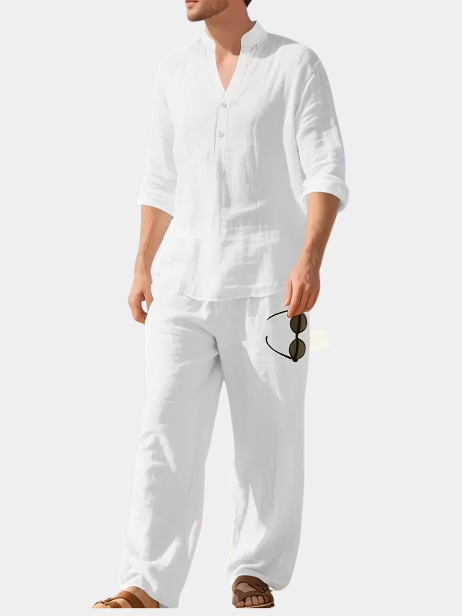 LIAM™ | Men's Coords Woven Linen