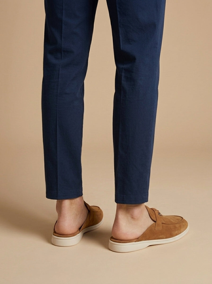 LIAM™ | Suede Mule Loafers