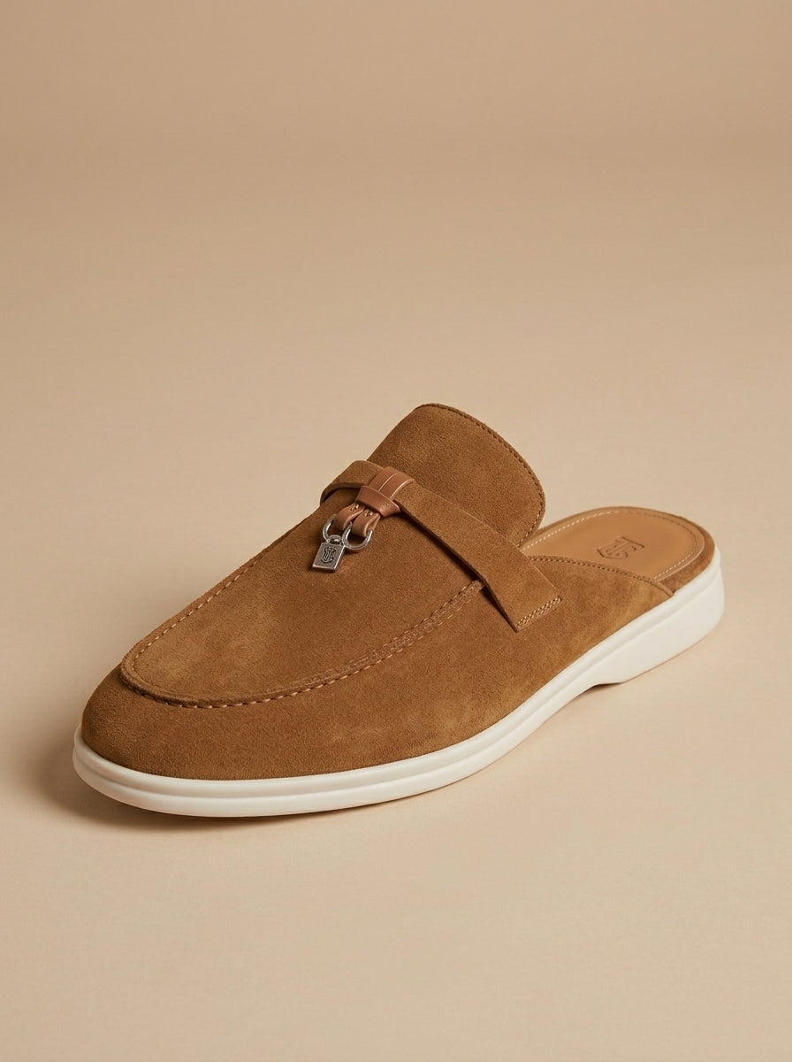 LIAM™ | Suede Mule Loafers