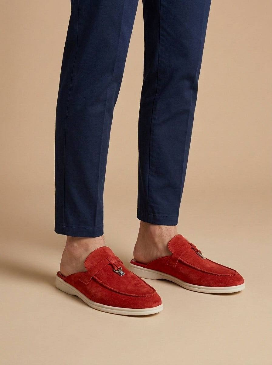 LIAM™ | Suede Mule Loafers