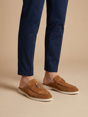 LIAM™ | Suede Mule Loafers