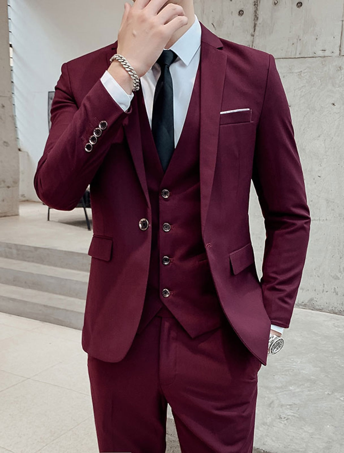 LIAM™ | Men's Single-Button Formal Suit