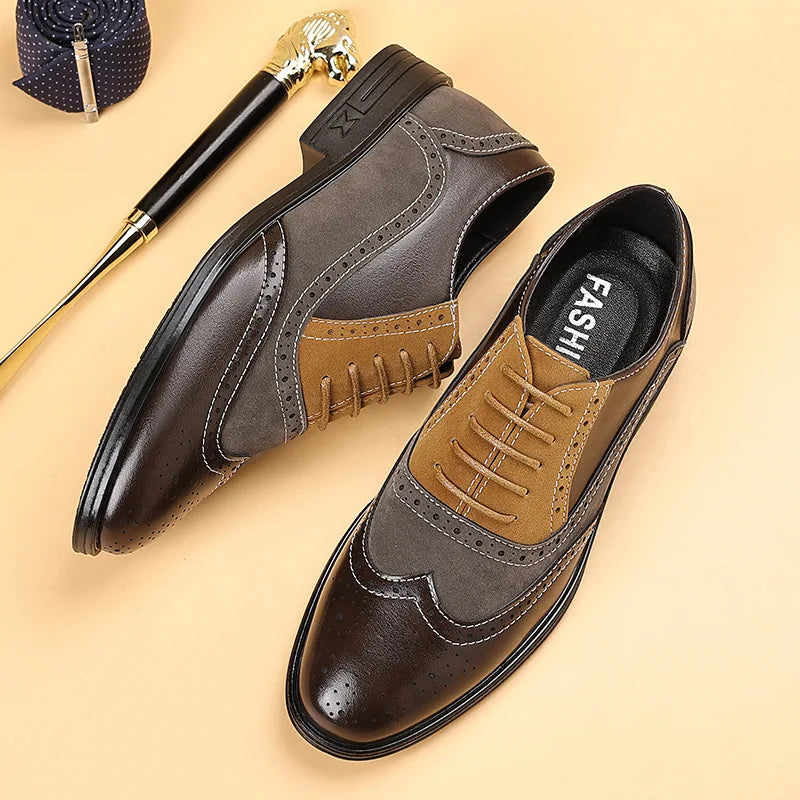 LIAM™ | BROGUE LACE-UP SHOES FOR MEN