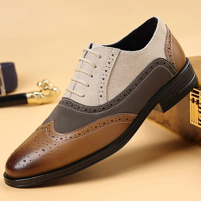 LIAM™ | BROGUE LACE-UP SHOES FOR MEN