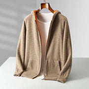 LIAM™ | Napoli Reversible Cashmere Hoodie