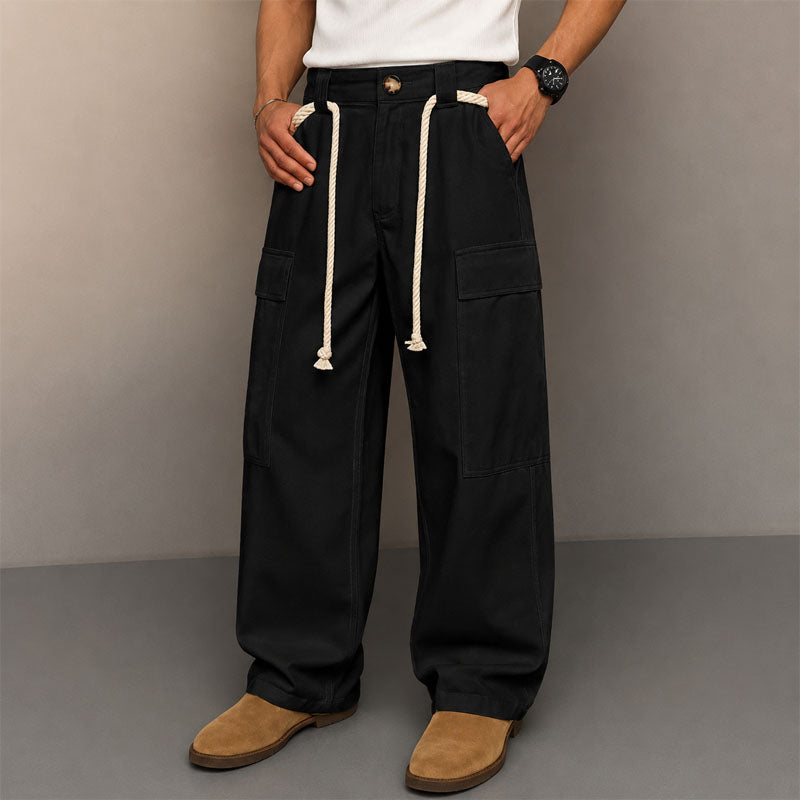 LIAM™ | Men's Wide-Leg Cargo Trousers