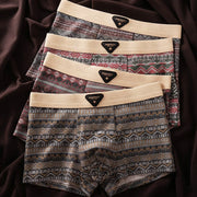 LIAM™ | Men's Cotton Geometric Boxer Briefs