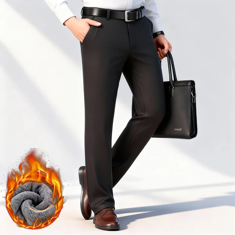 LIAM™ | Men's Fleece-Lined Business Trousers