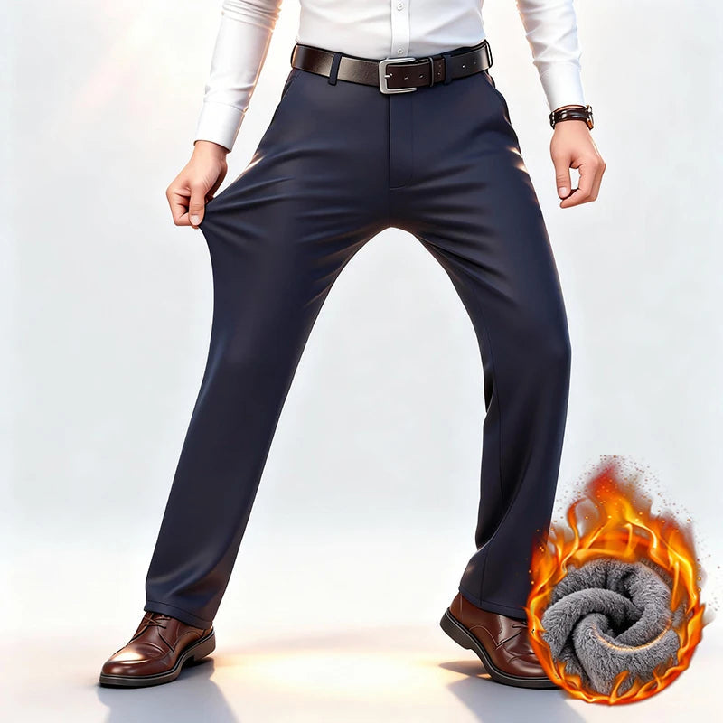 LIAM™ | Men's Fleece-Lined Business Trousers
