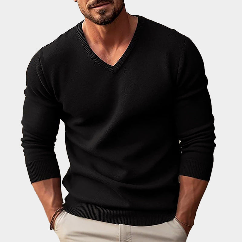 LIAM™ | Men's Acrylic V-Neck Knit