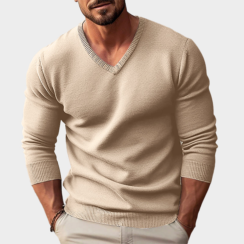 LIAM™ | Men's Acrylic V-Neck Knit