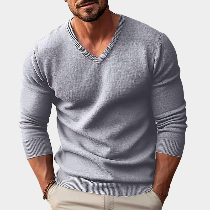 LIAM™ | Men's Acrylic V-Neck Knit