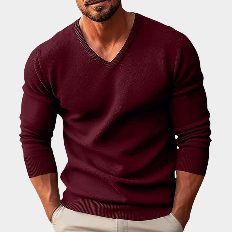 LIAM™ | Men's Acrylic V-Neck Knit