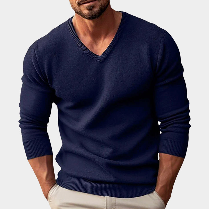 LIAM™ | Men's Acrylic V-Neck Knit