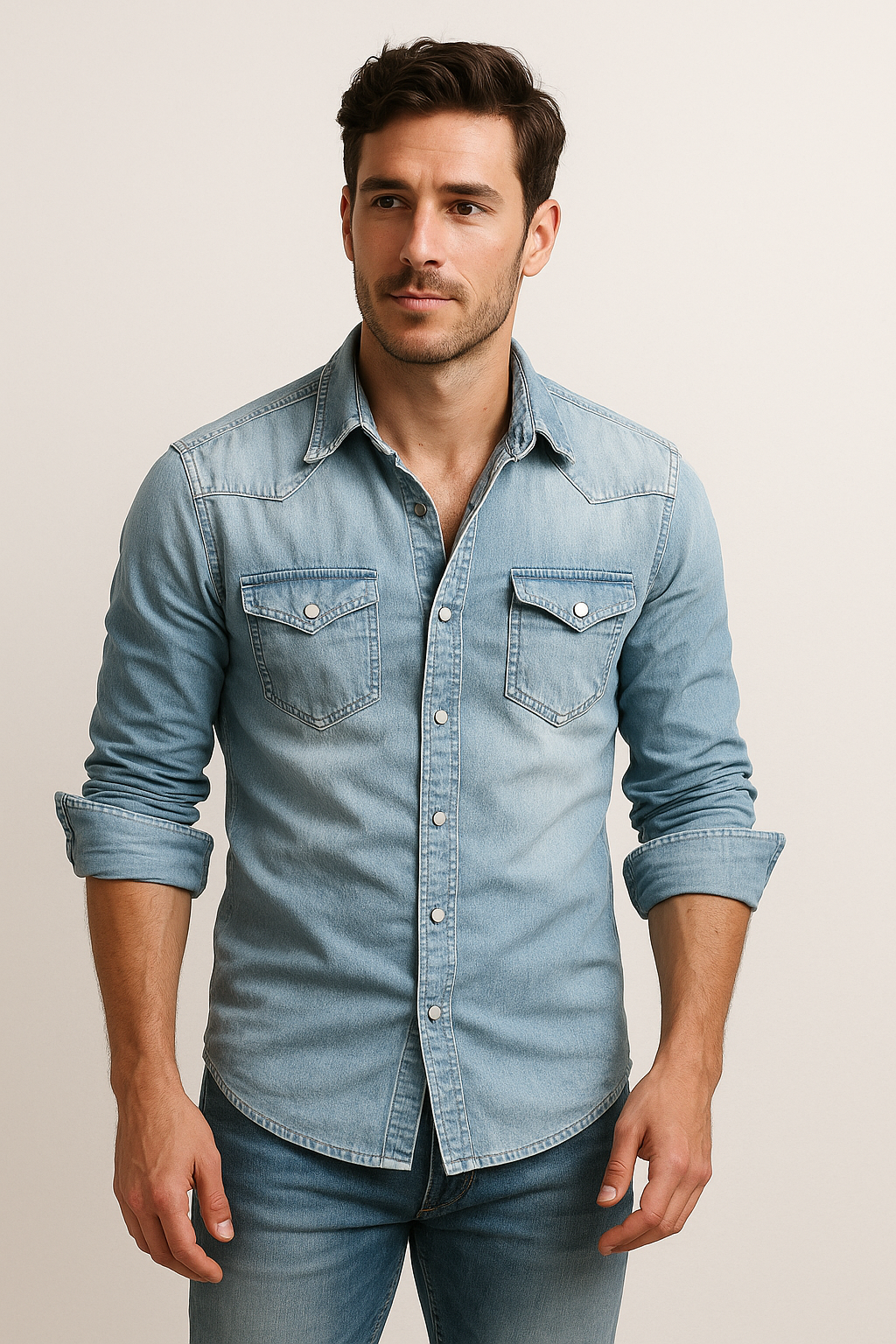 LIAM™ | Denim Shirt