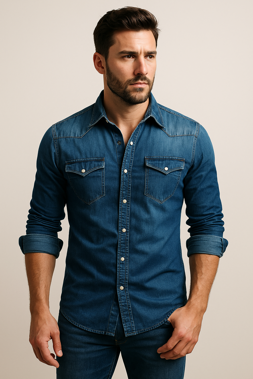 LIAM™ | Denim Shirt