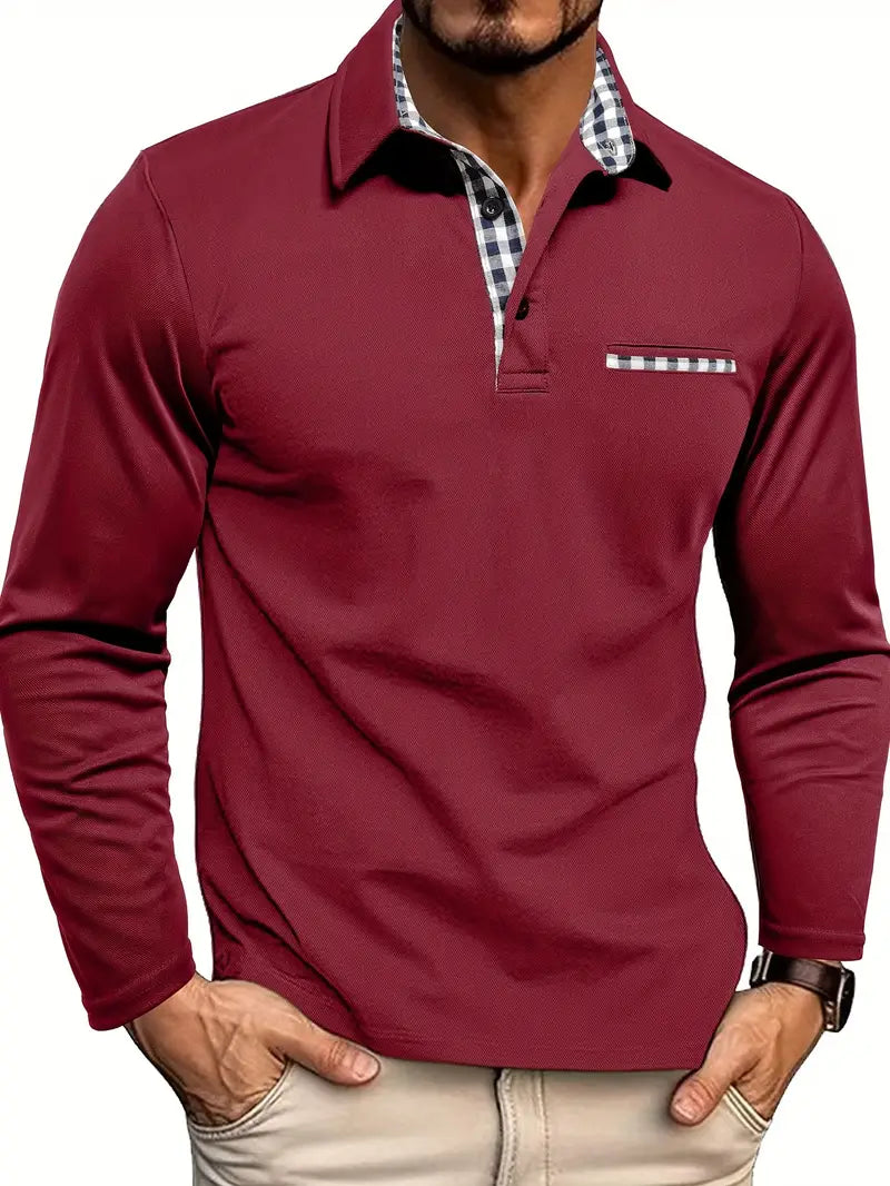 LIAM™ | Plaid Polo