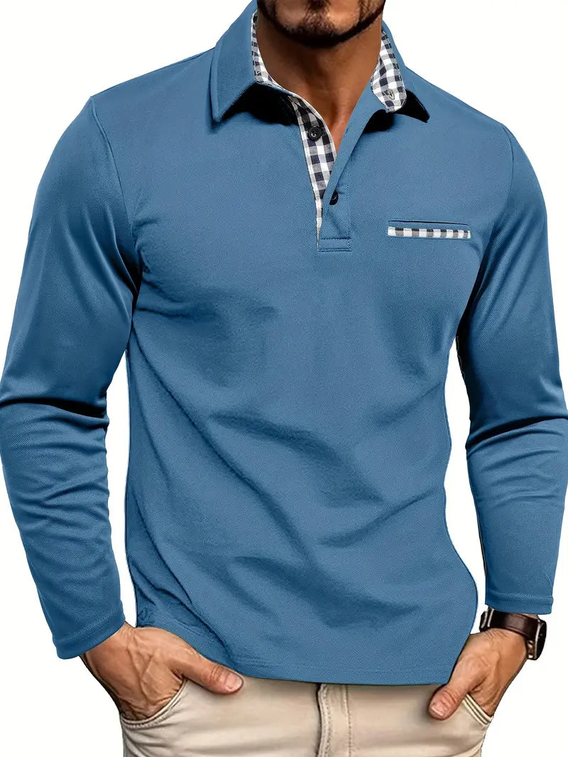 LIAM™ | Plaid Polo