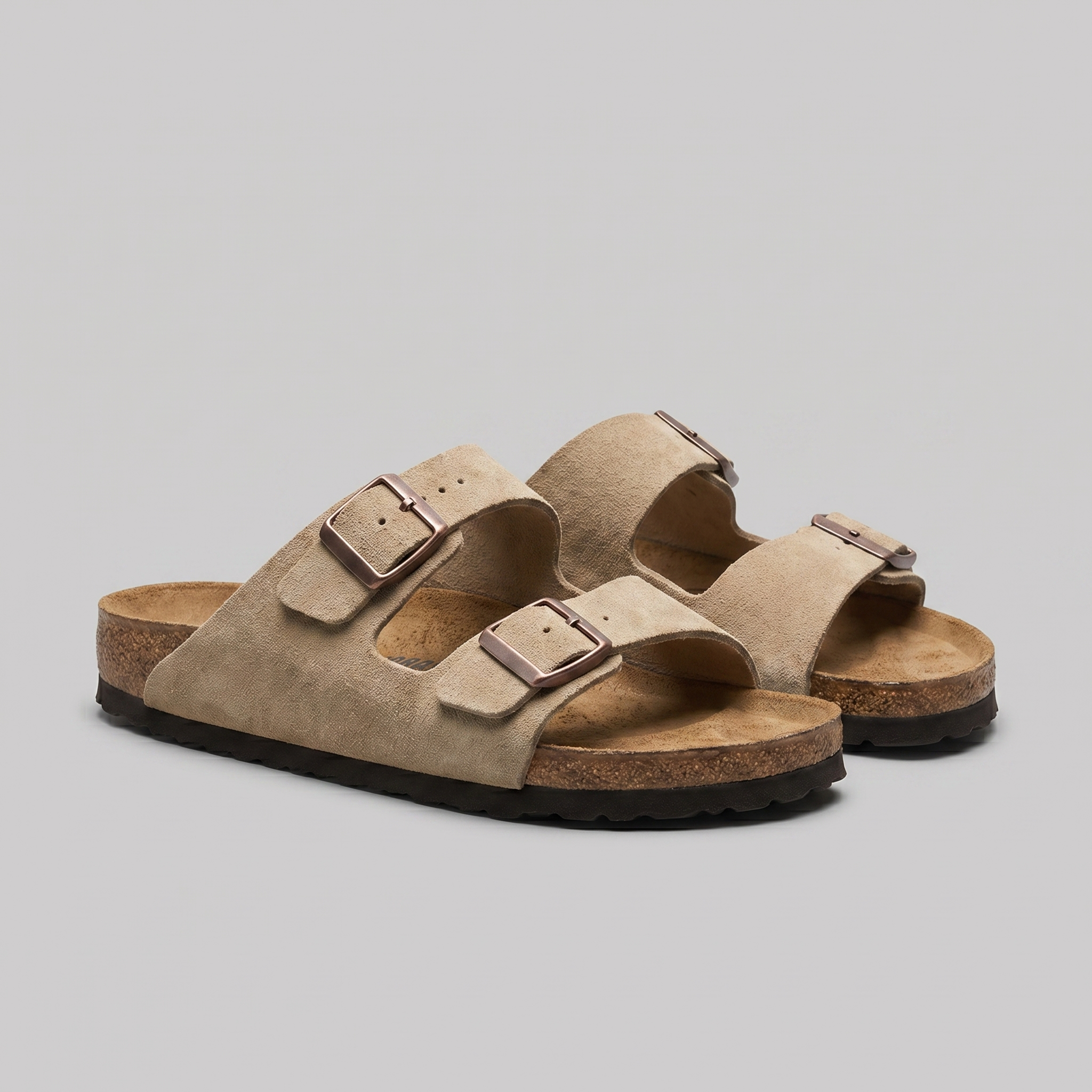 LIAM™ | Men's Double-Buckle Suede Sandals