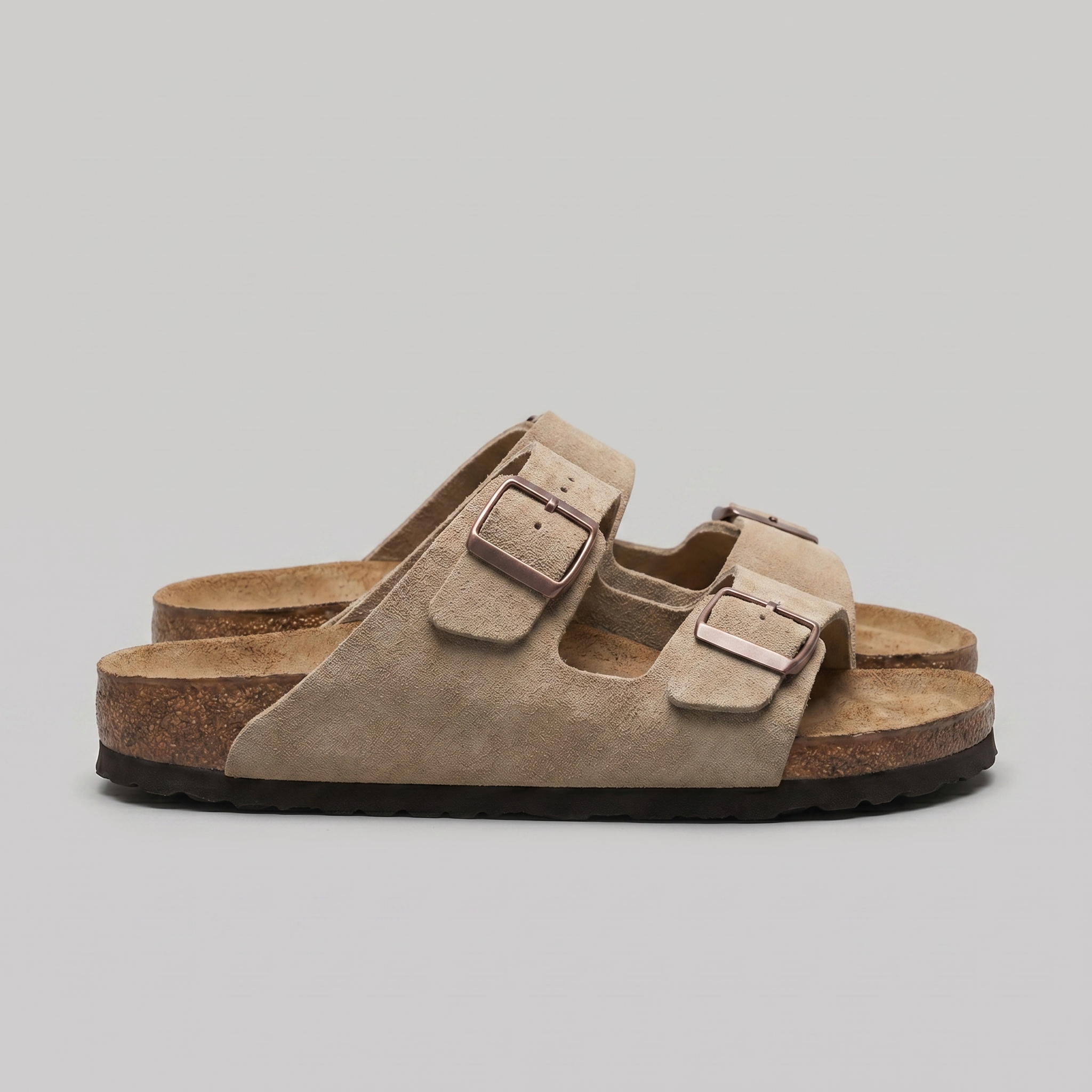 LIAM™ | Men's Double-Buckle Suede Sandals