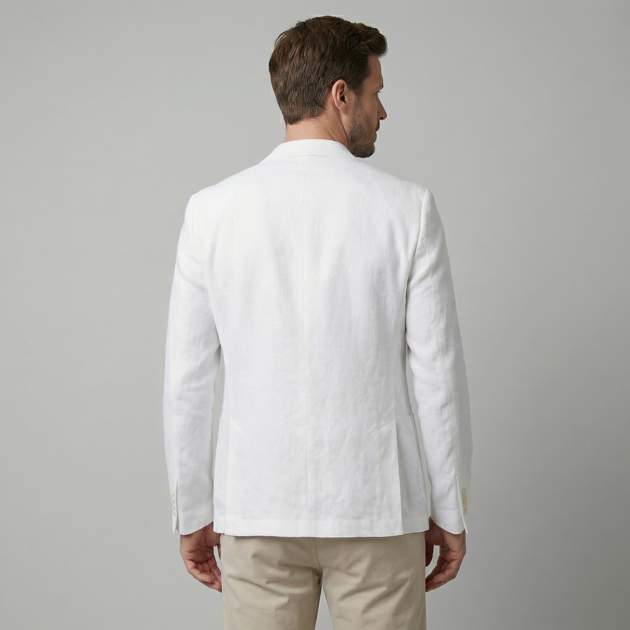 LIAM™ | Men's Two-Button Linen Blazer