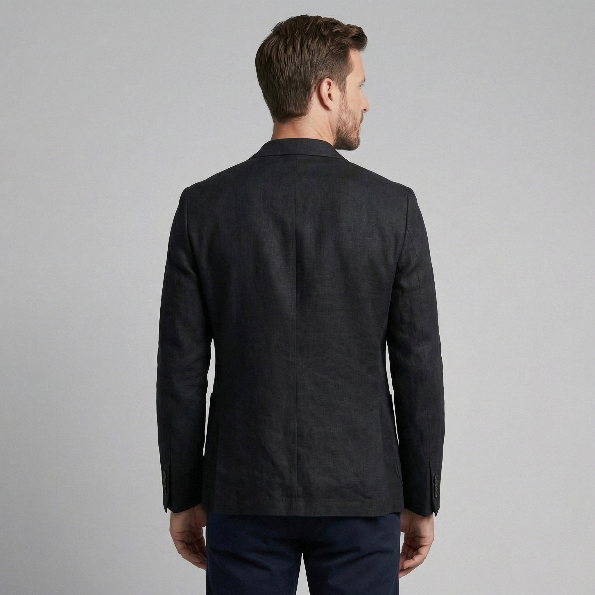 LIAM™ | Men's Two-Button Linen Blazer